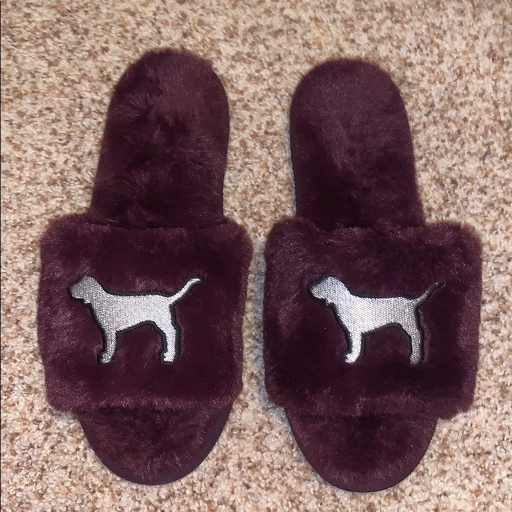 Victoria’s Secret pink slippers